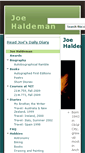 Mobile Screenshot of joehaldeman.com